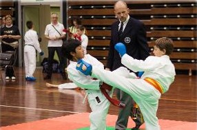 Combattimento dimostrativo - giovani atleti