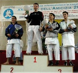 Bubba Alessandro alla premiazione