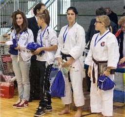 Alice Bergonzini alla premiazione