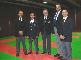 Gruppo nuovi arbitri con Maestro Scattini e Maestro Conforti