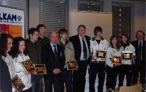 Gli atleti premiati 