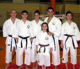 Gli atleti del Ju Dojo con Luca Valdesi