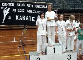 Premiazione kumite femminile