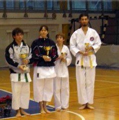 Luca Conte alla premiazione