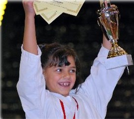 Cerra Rossella alla premiazione