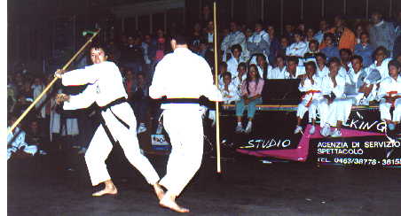 Tononi in esibizione di Bo